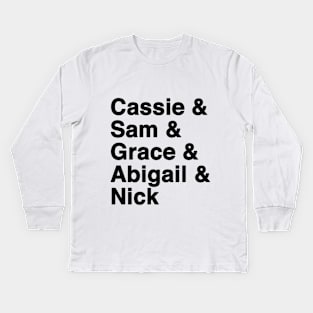 Good Witch Favorite Characters: Cassie, Sam, Grace T-shirt Kids Long Sleeve T-Shirt